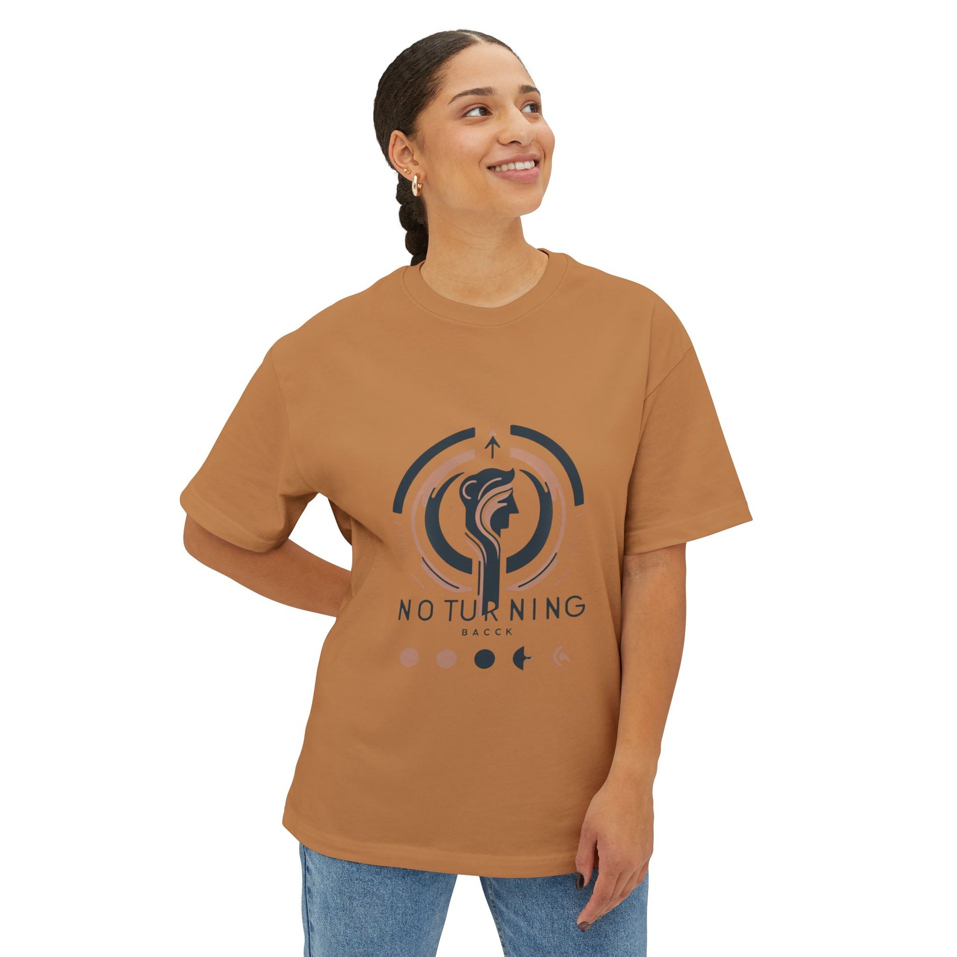 unisex oversized boxy tee casual streetwear