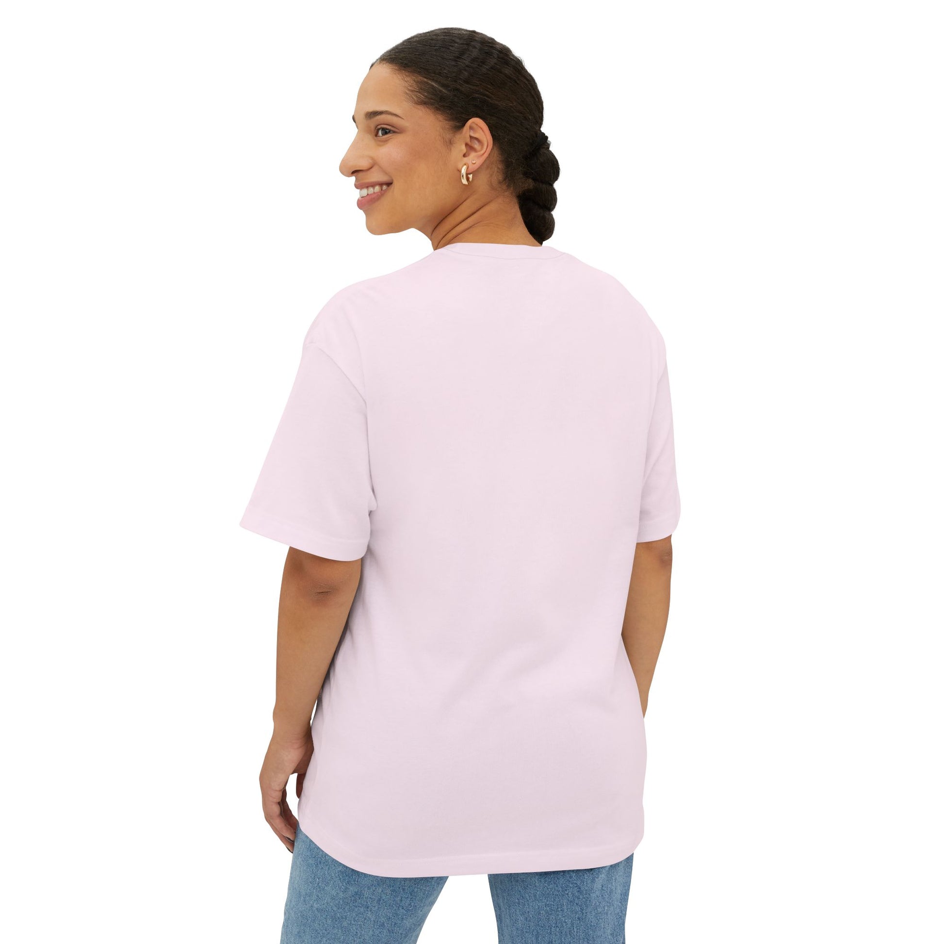 unisex oversized boxy tee casual streetwear