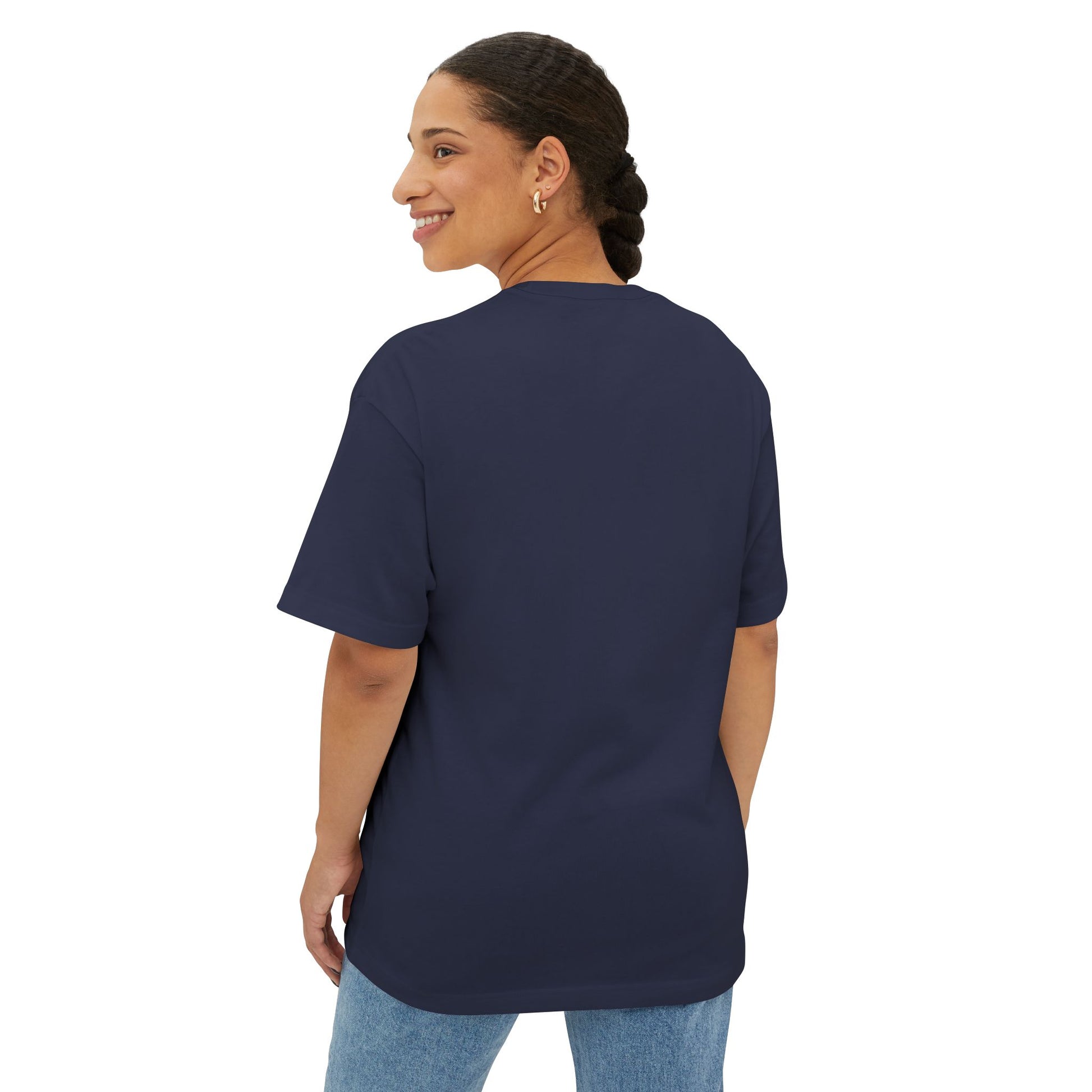 unisex oversized boxy tee casual streetwear