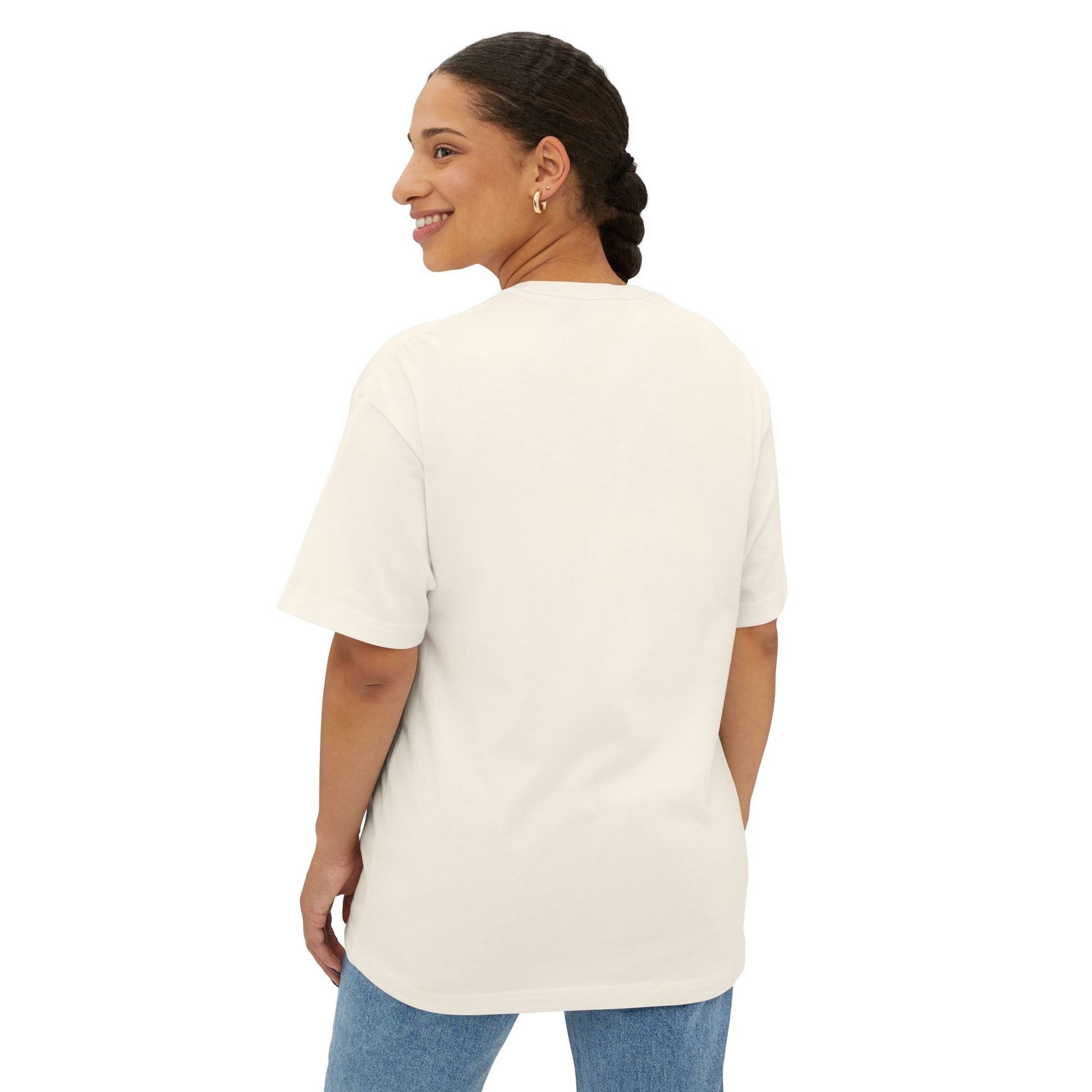 unisex oversized boxy tee casual streetwear