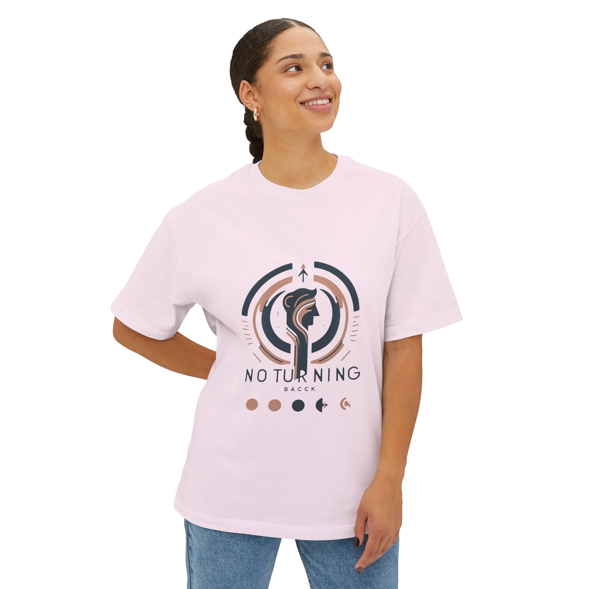 unisex oversized boxy tee casual streetwear