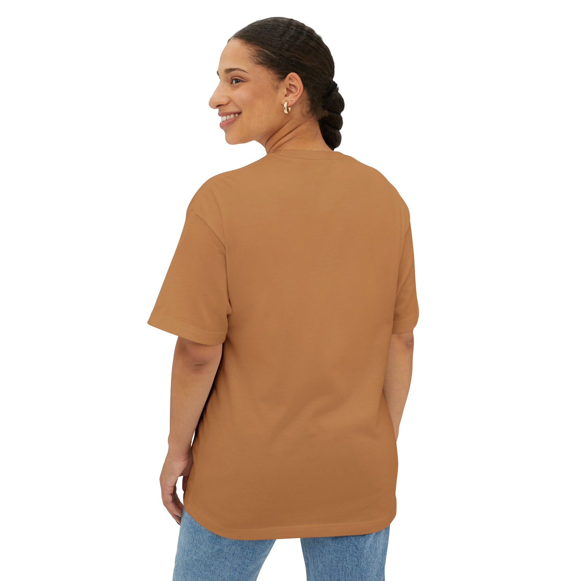 unisex oversized boxy tee casual streetwear