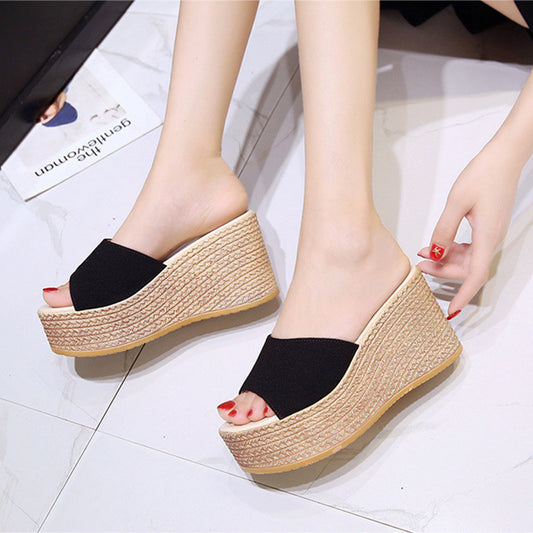 womens-sequin-wedge-slippers