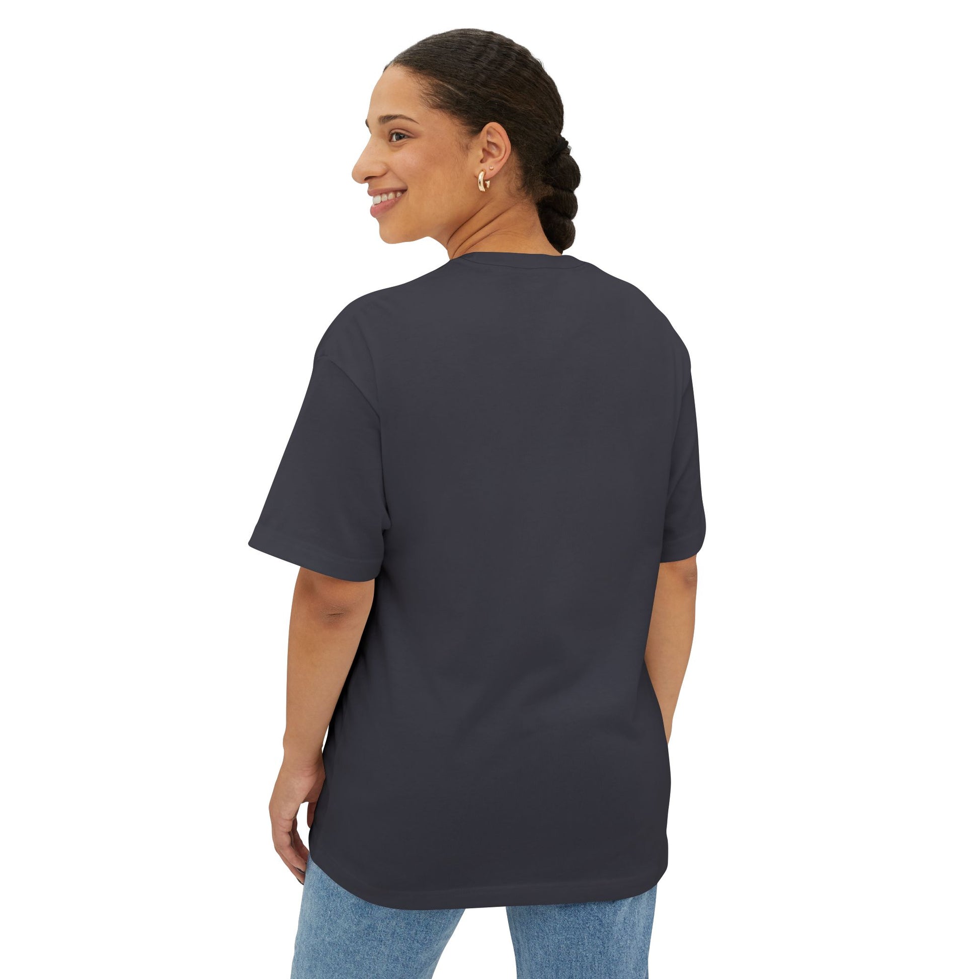 unisex oversized boxy tee casual streetwear