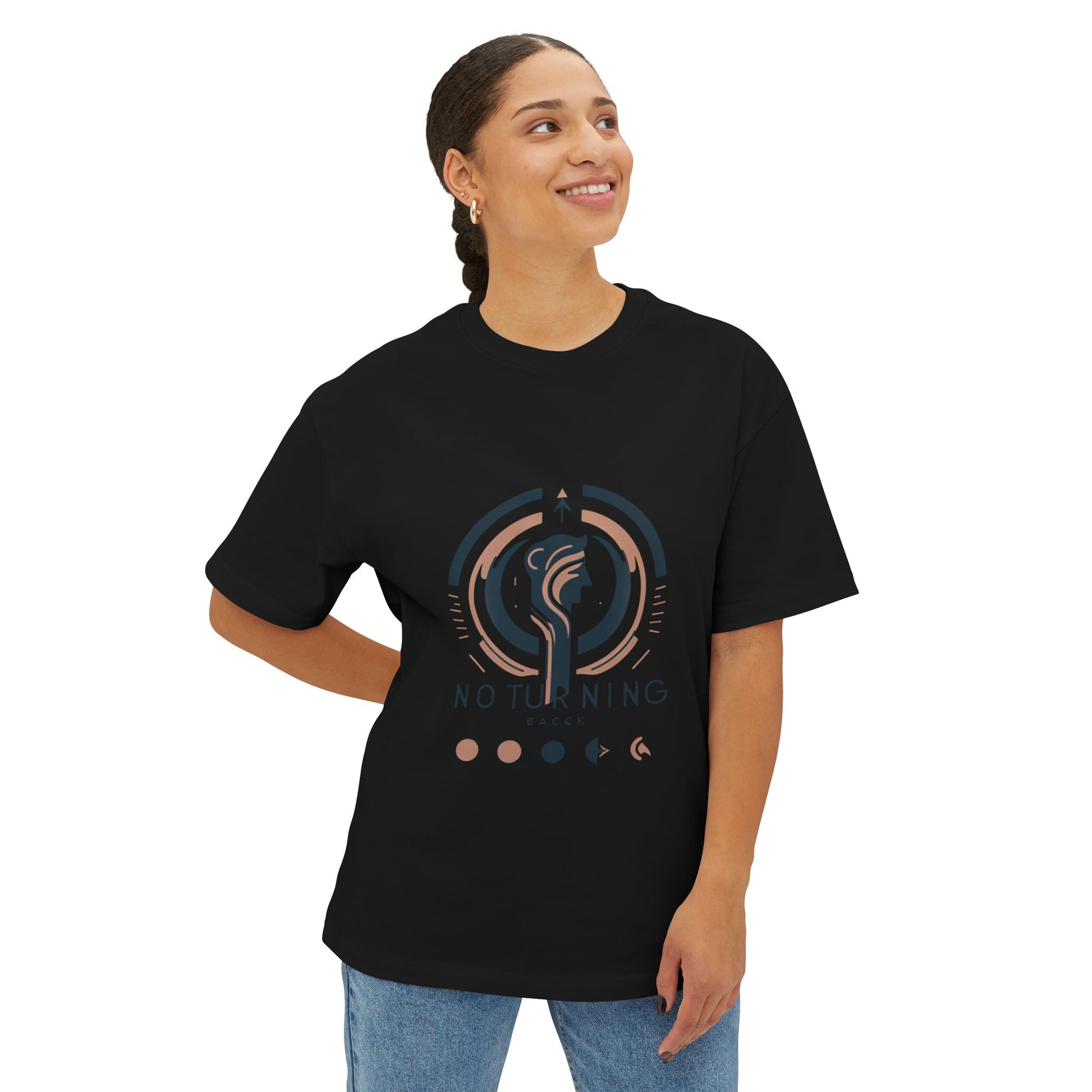 unisex oversized boxy tee casual streetwear