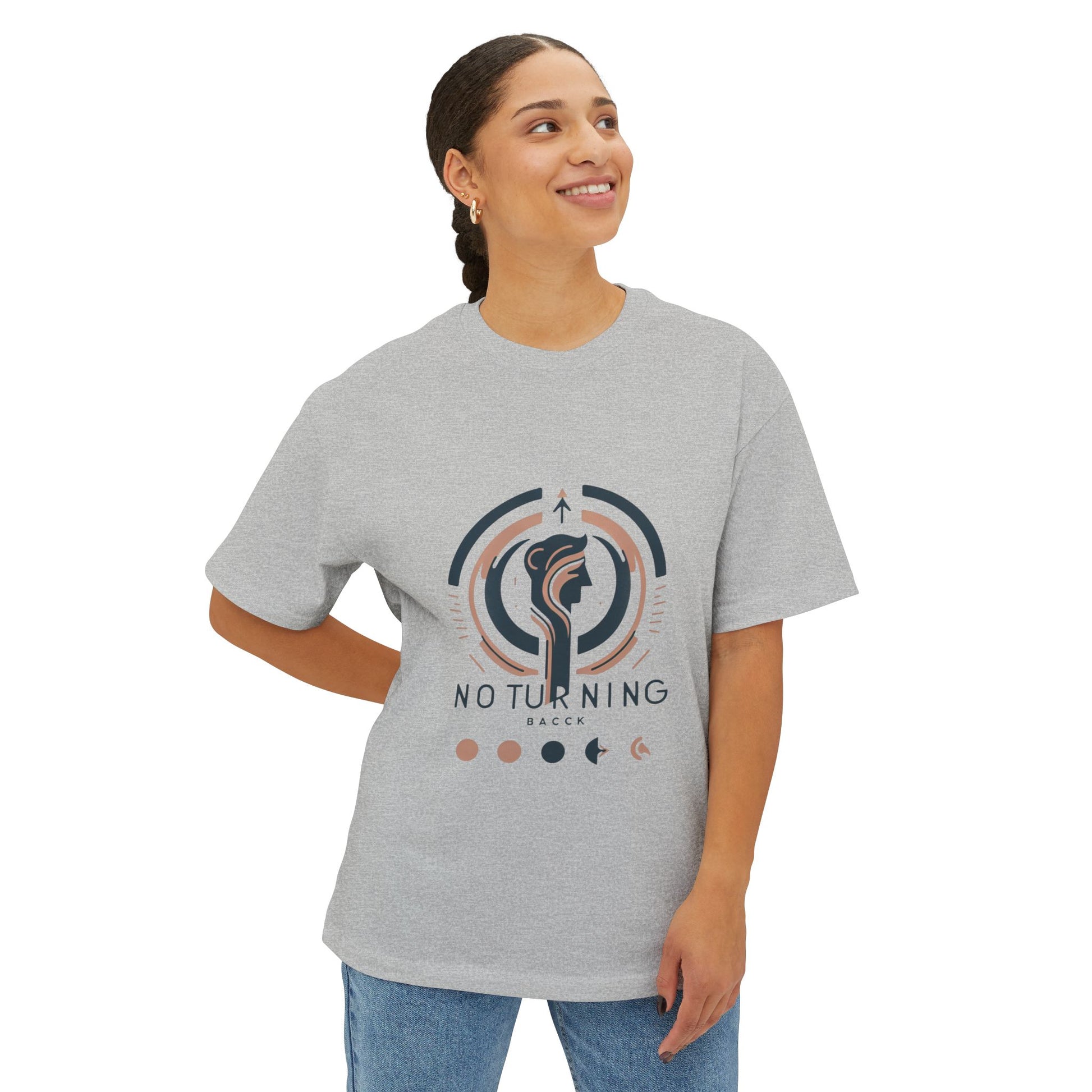 unisex oversized boxy tee casual streetwear