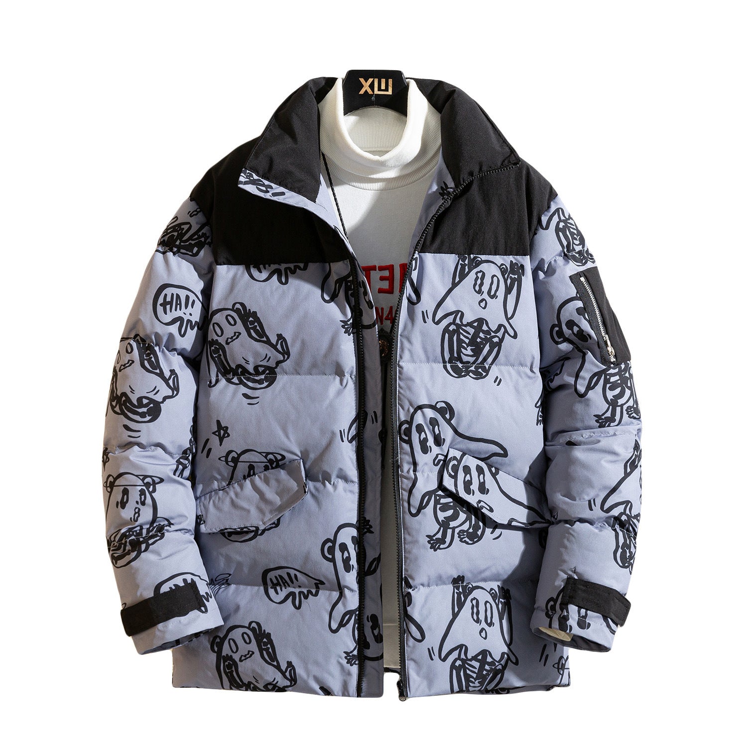 korean style loose bread clothes winter men