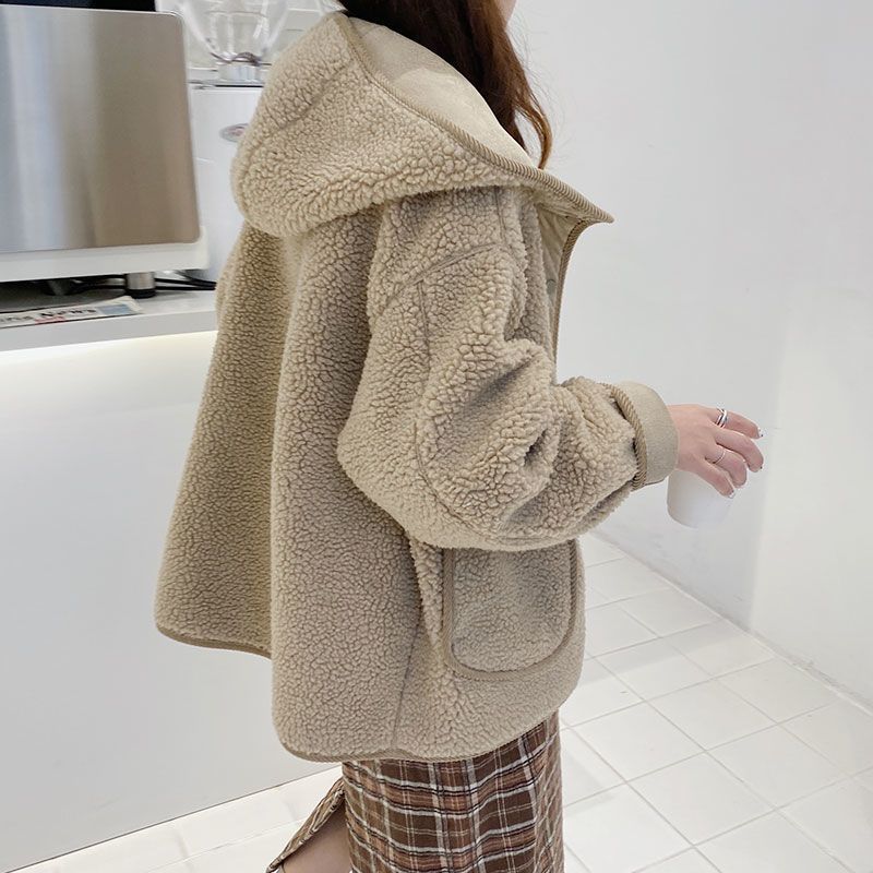 thickened work clothes top for women
