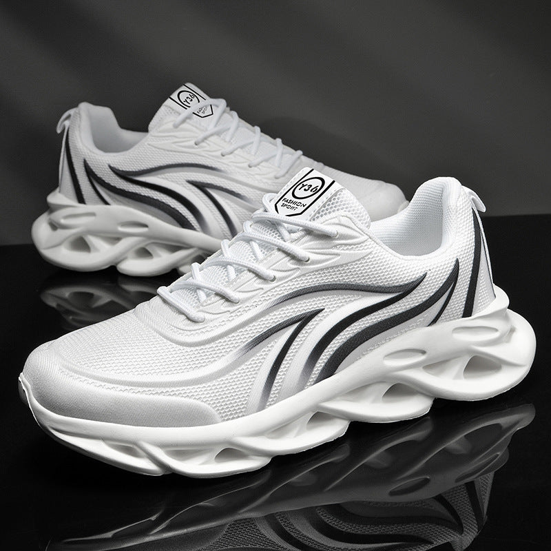 mens korean style trendy sports shoes casual running shoes
