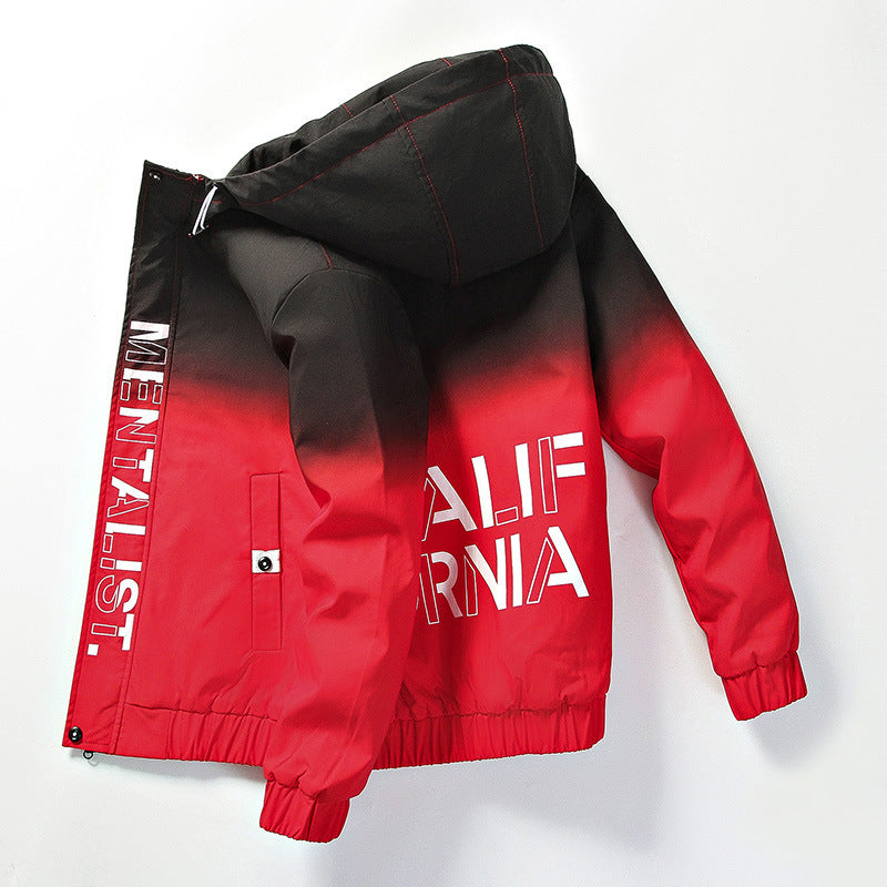 thin gradient coat for men fashion clothes