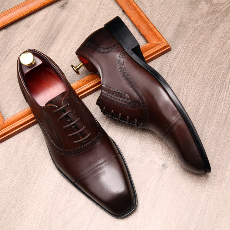fashion mens formal leather shoes