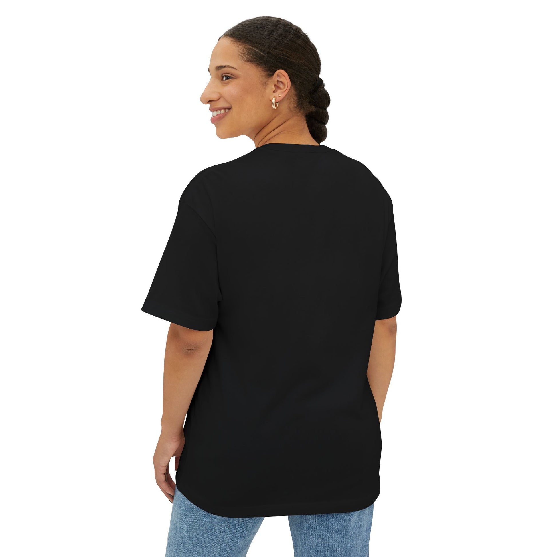 unisex oversized boxy tee casual streetwear