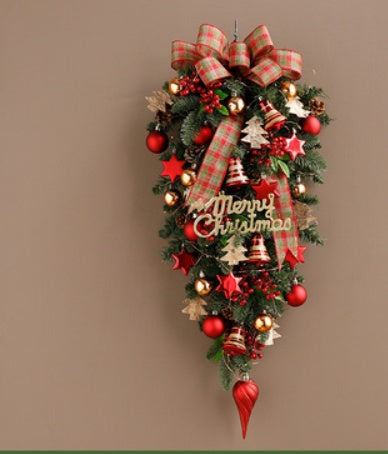 Jinghua Christmas Wreath Door Decoration Wall Hanging