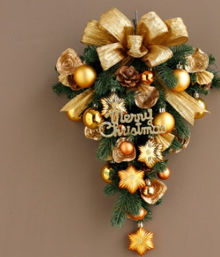 Jinghua Christmas Wreath Door Decoration Wall Hanging