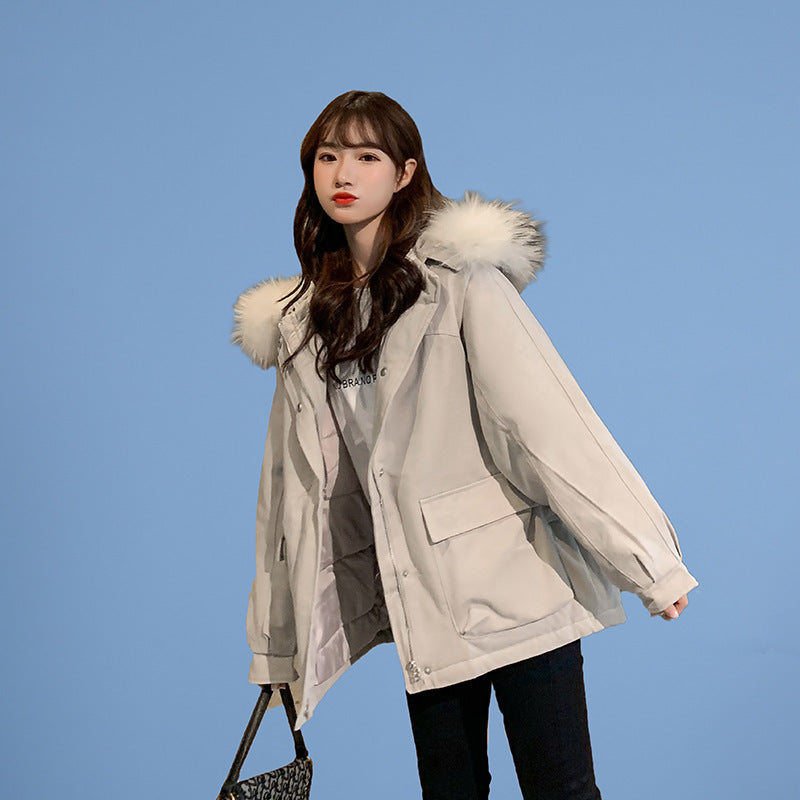 women loose winter coat bread clothes