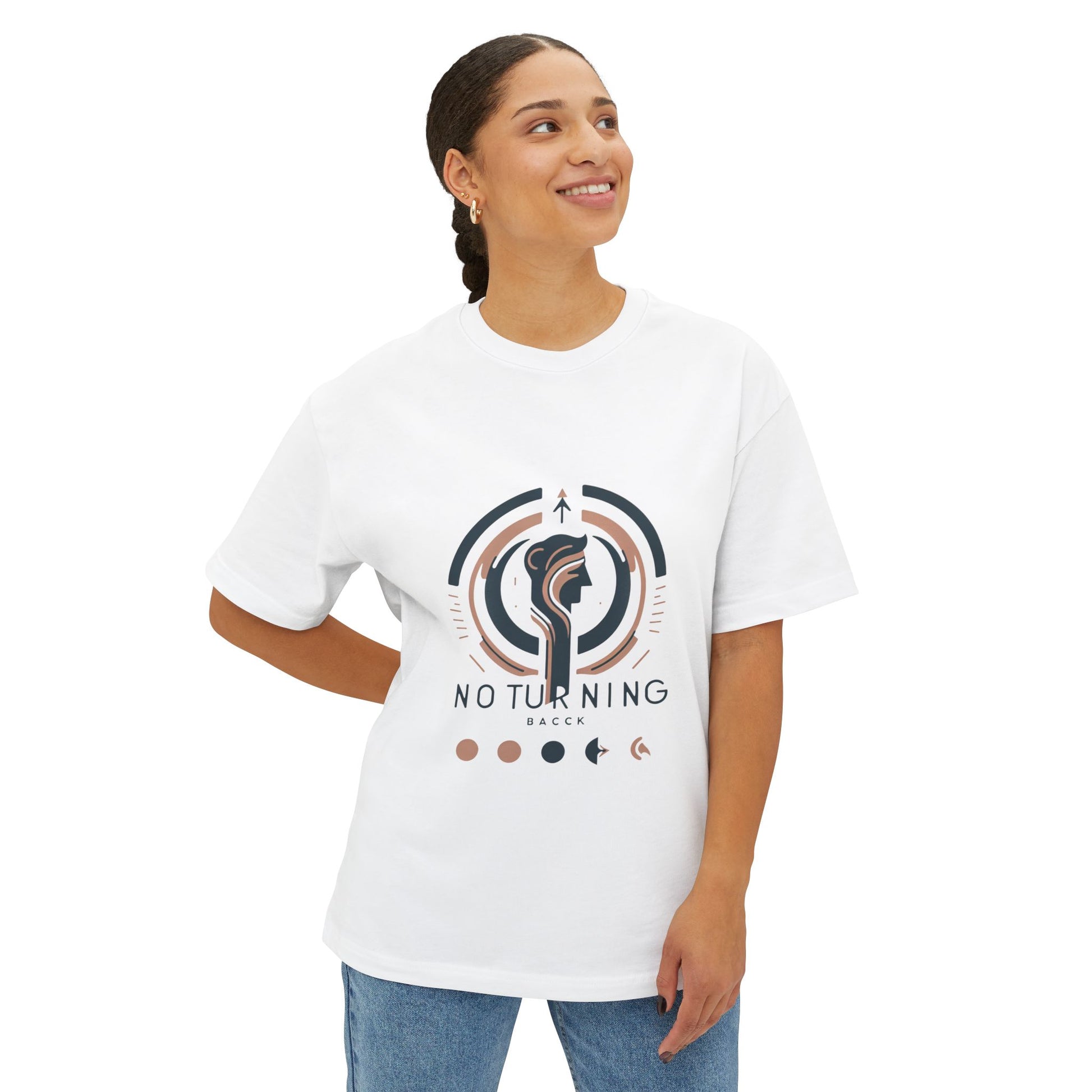 unisex oversized boxy tee casual streetwear