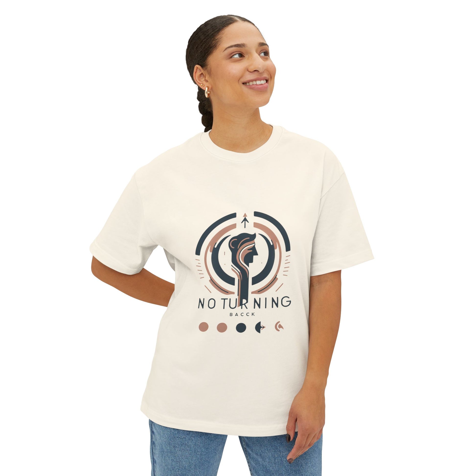 unisex oversized boxy tee casual streetwear