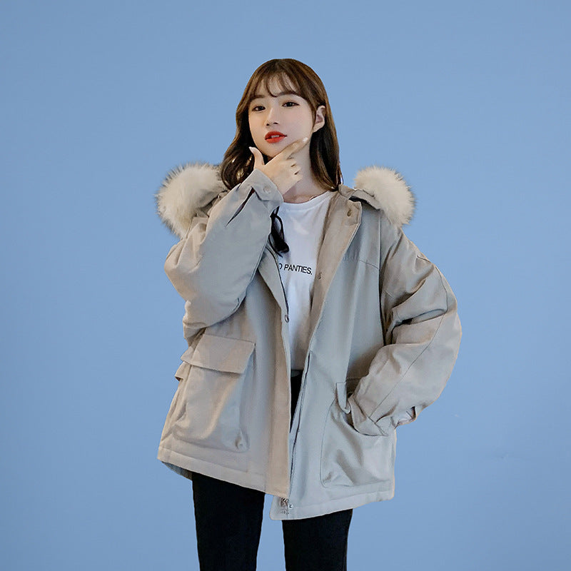 women loose winter coat bread clothes