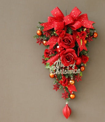 Jinghua Christmas Wreath Door Decoration Wall Hanging